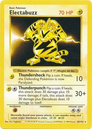 Electabuzz (Base Set WoTC)