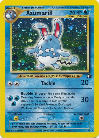 Azumarill (Neo Genesis WoTC)
