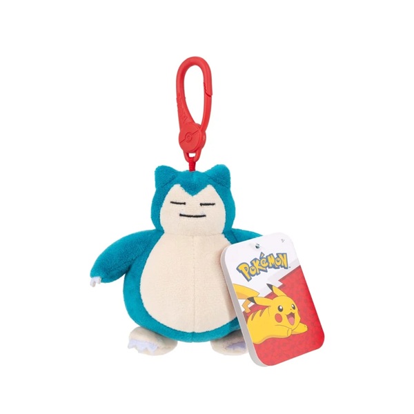 Pokémon - Snorlax - Clip On Plush/Bamse 10cm