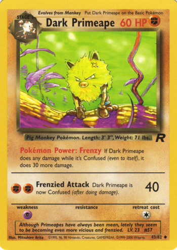 Dark Primeape (Team Rocket WoTC)
