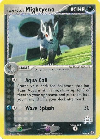 Team Aqua's Mightyena 2 (EX Team Aqua Vs Team Magma Nintendo)
