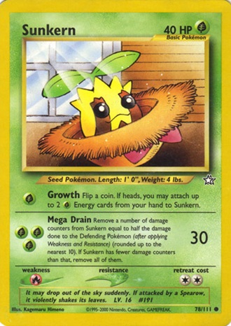 Sunkern (Neo Genesis WoTC)