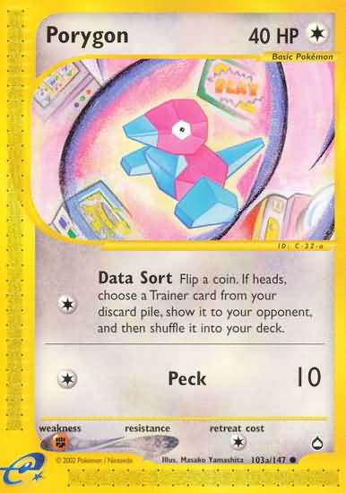 Porygon  (Aquapolis Singles )