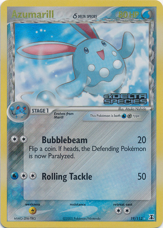 Azumarill (Delta Species)  (EX Delta Species Nintendo)