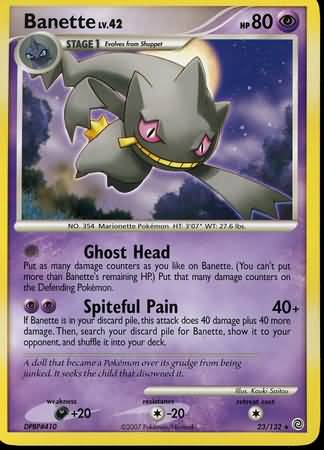 Banette (Diamond and Pearl Secret Wonders Singles)