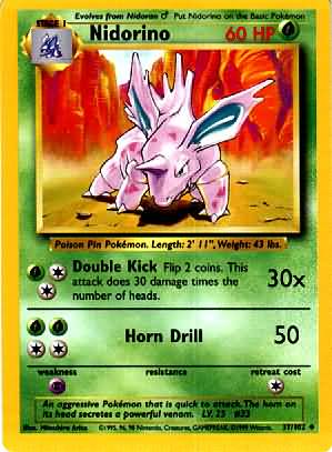 Nidorino (Base Set WoTC)
