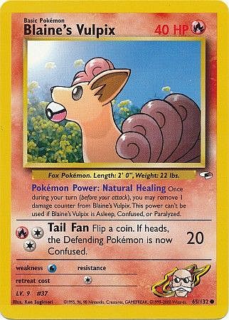 Blaine's Vulpix (Gym Heroes WoTC)