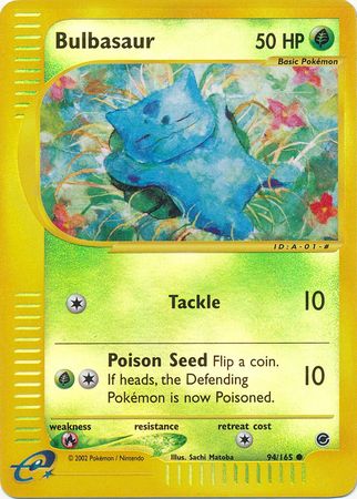 Bulbasaur  (Expedition Base set)