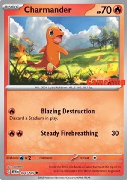 Charmander (Pokemon Scarlet & Violet: 151) (GameStop Stamped Promos)