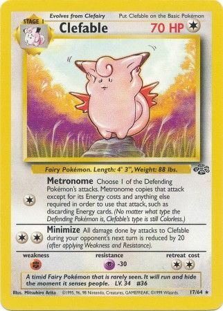 Clefable 2 (Jungle WoTC)