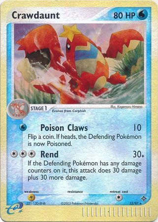 Crawdaunt (EX Dragon Nintendo)