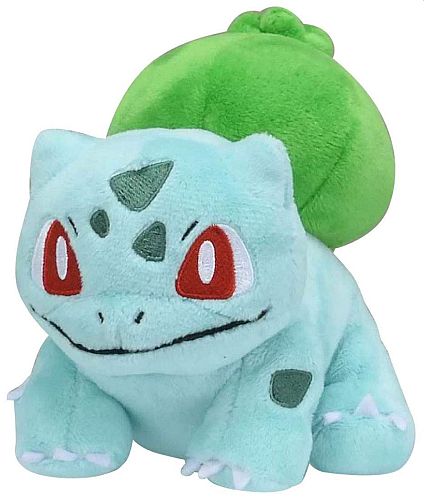 Pokemon - Bulbasaur (Sitting Cuties) - Pokemon Center Plush/Bamse 13cm *Top Kvalitet*