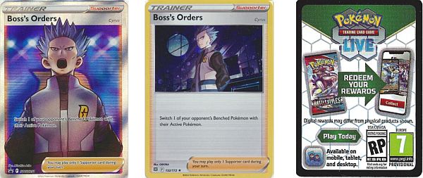 Cyrus Premium Tournament Collection Sealed Promo Set (Boss's Orders & Online-Kodekort)