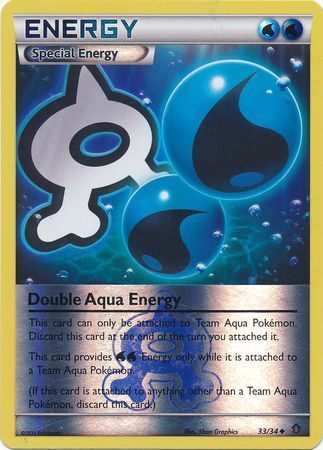 Double Aqua Energy (Pokemon Double Crisis Rival Ambitions: Team Aqua vs Team Magma)