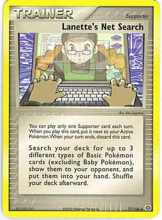 Lanette's Net Search  (EX Emerald Nintendo)