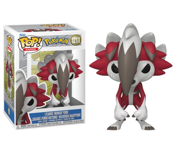 Funko Pop: Pokemon - Lycanroc (Midnight) #1211 - Games Vinyl Figure 9cm
