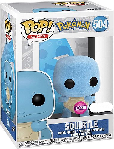 Funko Pop: Pokemon - Squirtle (Flocked) Figure 9cm
