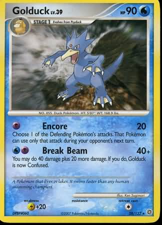Golduck (Diamond and Pearl Secret Wonders Singles)