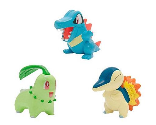 Pokemon - 2nd Generation Starters - Figures 3-Pack