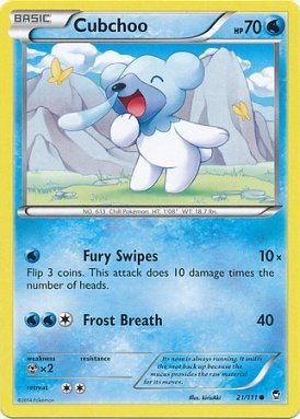 Cubchoo (Pokemon XY Furious Fists)