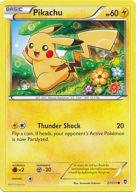 Pikachu (Pokemon XY Furious Fists)