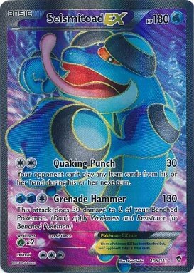 Seismitoad-EX (Pokemon XY Furious Fists)