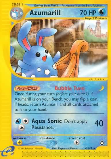 Azumarill (Aquapolis Singles )