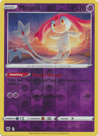 Mesprit - Reverse Foil (Pokemon Sword & Shield: Astral Radiance)