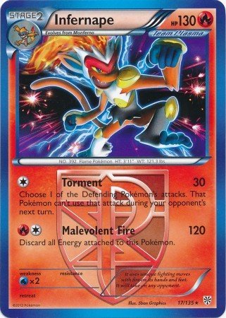 Infernape (Pokemon Black & White 8: Plasma Storm)