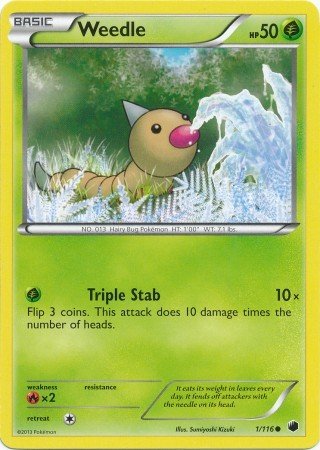 Weedle (Pokemon Black & White 9: Plasma Freeze)