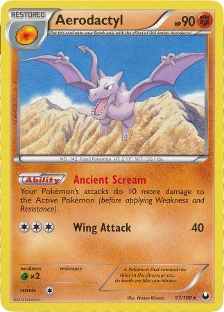 Aerodactyl (Pokemon Black & White: Dark Explorers)