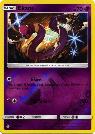 Ekans (Pokemon Sun & Moon: Unbroken Bonds) (Reverse Foil)