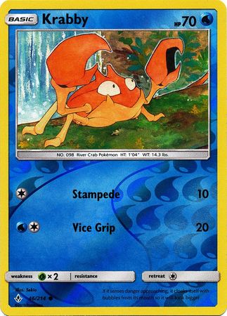 Krabby (Pokemon Sun & Moon: Unbroken Bonds) (Reverse Foil)