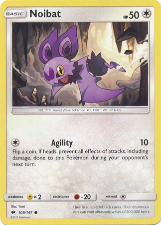 Noibat (Pokemon Sun & Moon Burning Shadows)
