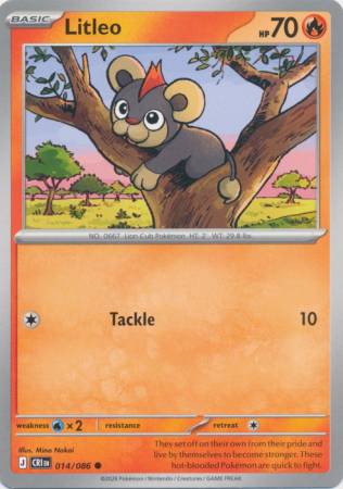 Litleo (Pokemon Mega Evolution: Chaos Rising)