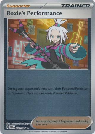 Roxie’s Performance - Reverse Foil (Pokemon Mega Evolution: Chaos Rising)