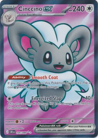 Cinccino ex (Pokemon Mega Evolution: Chaos Rising)