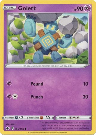 Golett (Pokemon Sword & Shield: Chilling Reign)