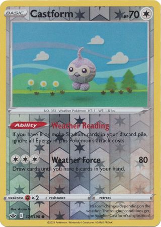 Castform - Reverse Foil (Pokemon Sword & Shield: Chilling Reign)
