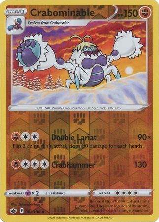 Crabominable - Reverse Foil (Pokemon Sword & Shield: Chilling Reign)