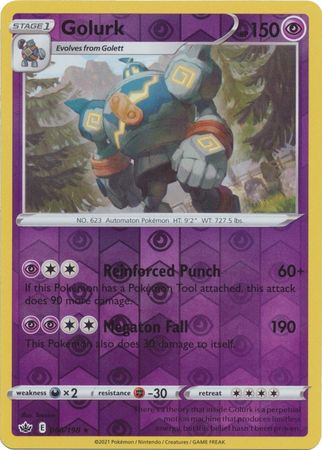 Golurk - Reverse Foil (Pokemon Sword & Shield: Chilling Reign)