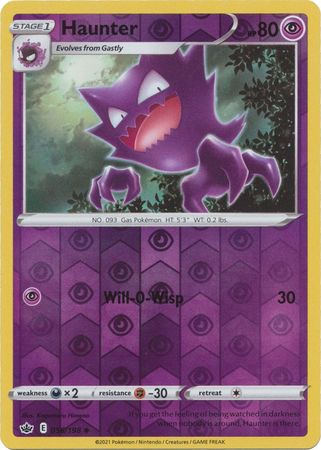Haunter - Reverse Foil (Pokemon Sword & Shield: Chilling Reign)