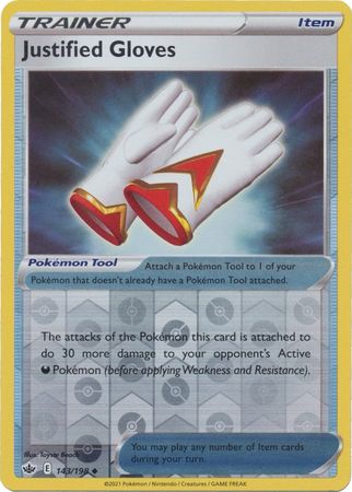 Justified Gloves - Reverse Foil (Pokemon Sword & Shield: Chilling Reign)