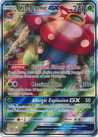 Vileplume GX (Pokemon Sun & Moon: Cosmic Eclipse)