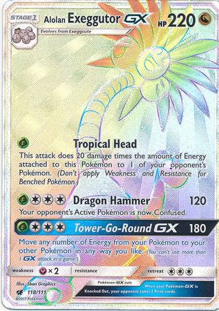 Alolan Exeggutor GX (Pokemon Sun & Moon Crimson Invasion)