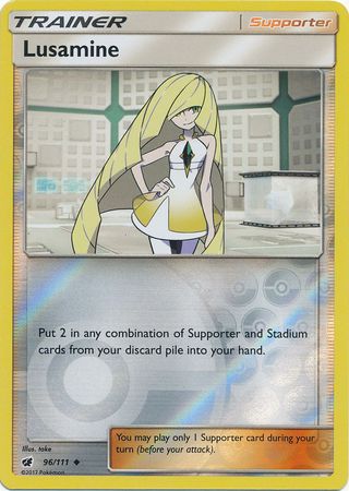Lusamine (Pokemon Sun & Moon Crimson Invasion Reverse Holo)