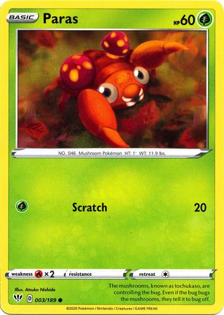 Paras (Pokemon Sword & Shield: Darkness Ablaze)