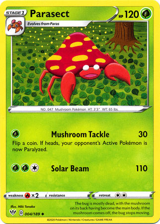 Parasect (Pokemon Sword & Shield: Darkness Ablaze)
