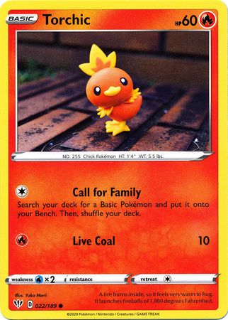 Torchic (Pokemon Sword & Shield: Darkness Ablaze)