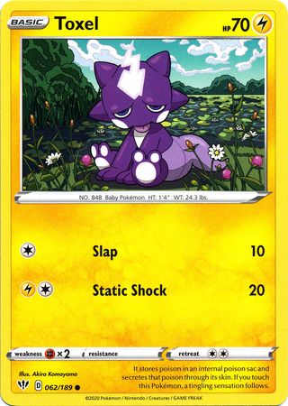Toxel (Pokemon Sword & Shield: Darkness Ablaze)
